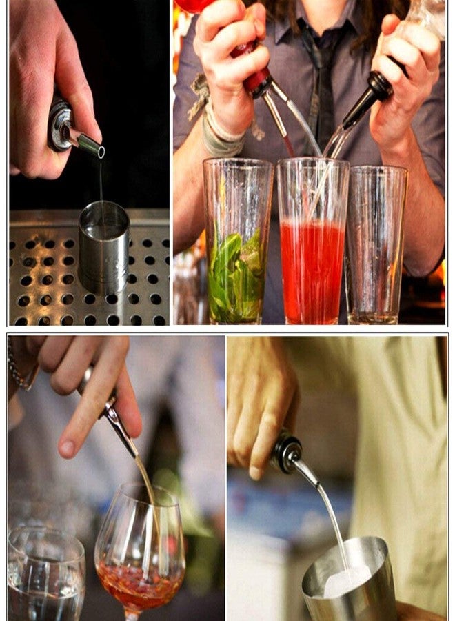 باسكيتي مجموعة قارورة زجاجية من باسكتي للزيت والخل، مثالية لتتبيل مائدة الطعام والمطبخ المنزلي، موزع زيت أو خل للطبخ، سعة 500 مل، عبوة واحدة - Image 3